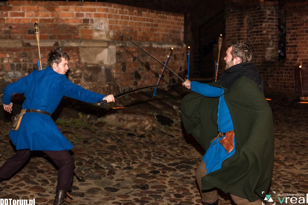 Inscenizacja historyczna w ruinach Zamku