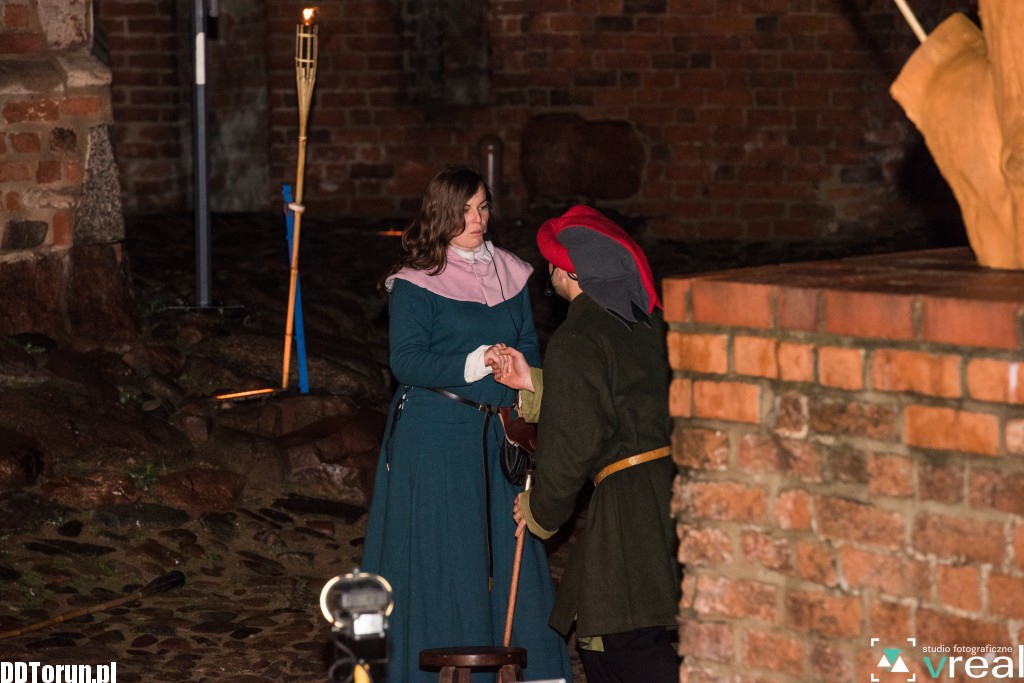 Inscenizacja historyczna w ruinach Zamku