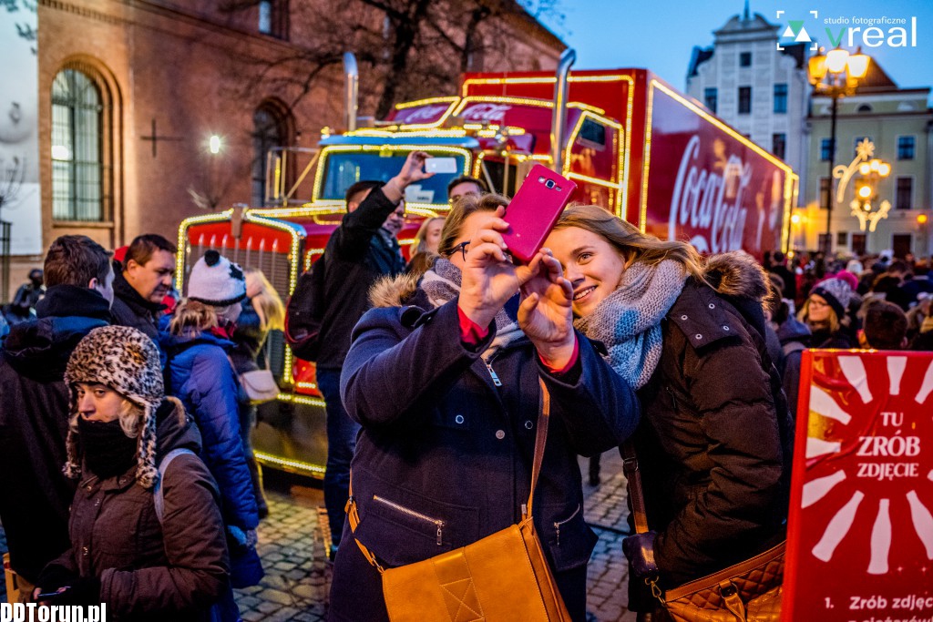 Świąteczna Trasa Coca-Coli w Toruniu