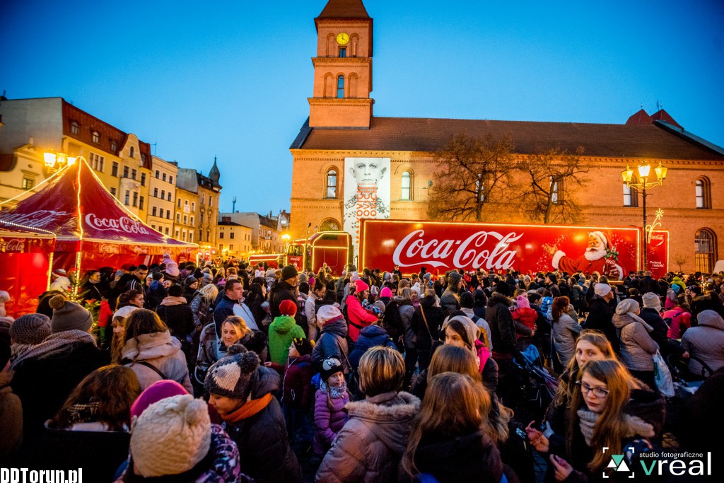 Świąteczna Trasa Coca-Coli w Toruniu