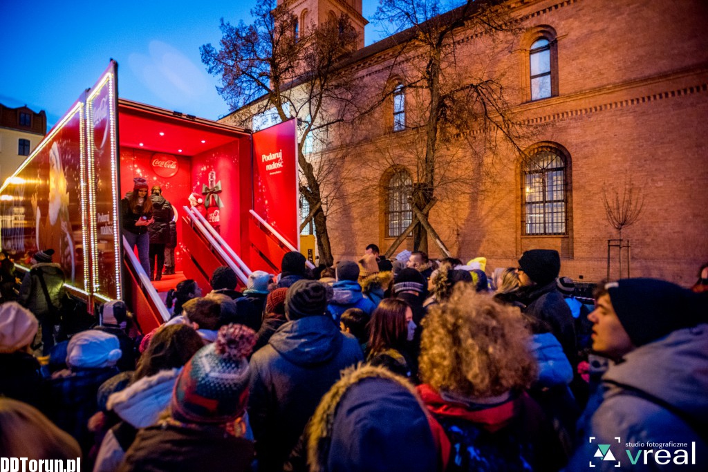 Świąteczna Trasa Coca-Coli w Toruniu