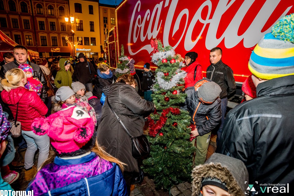 Świąteczna Trasa Coca-Coli w Toruniu