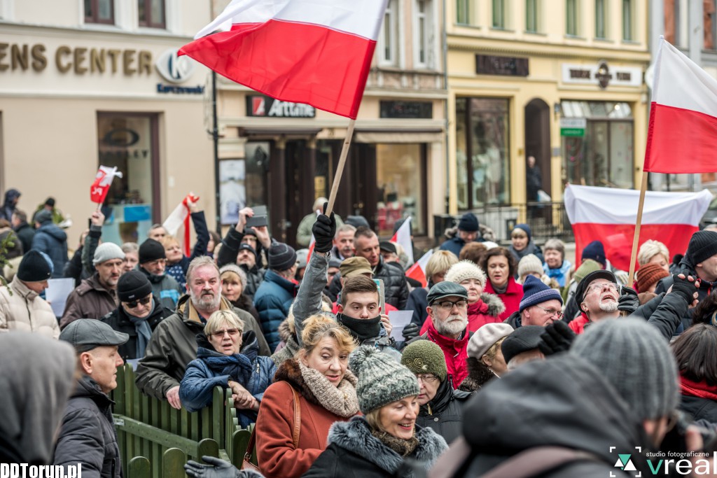 Flash Mob KOD-u pod Kopernikiem