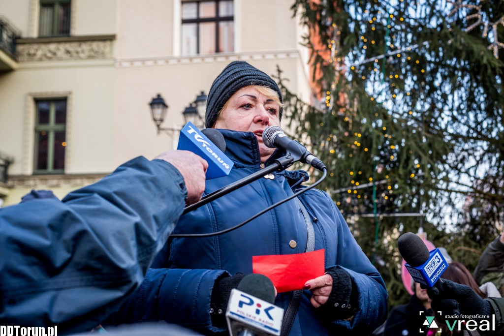 Manifestacja KOD w Toruniu