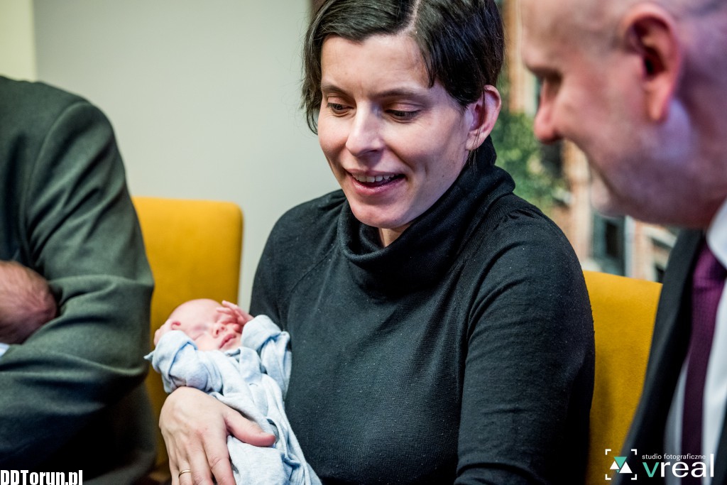 Trojaczki spotykają się z prezydentem