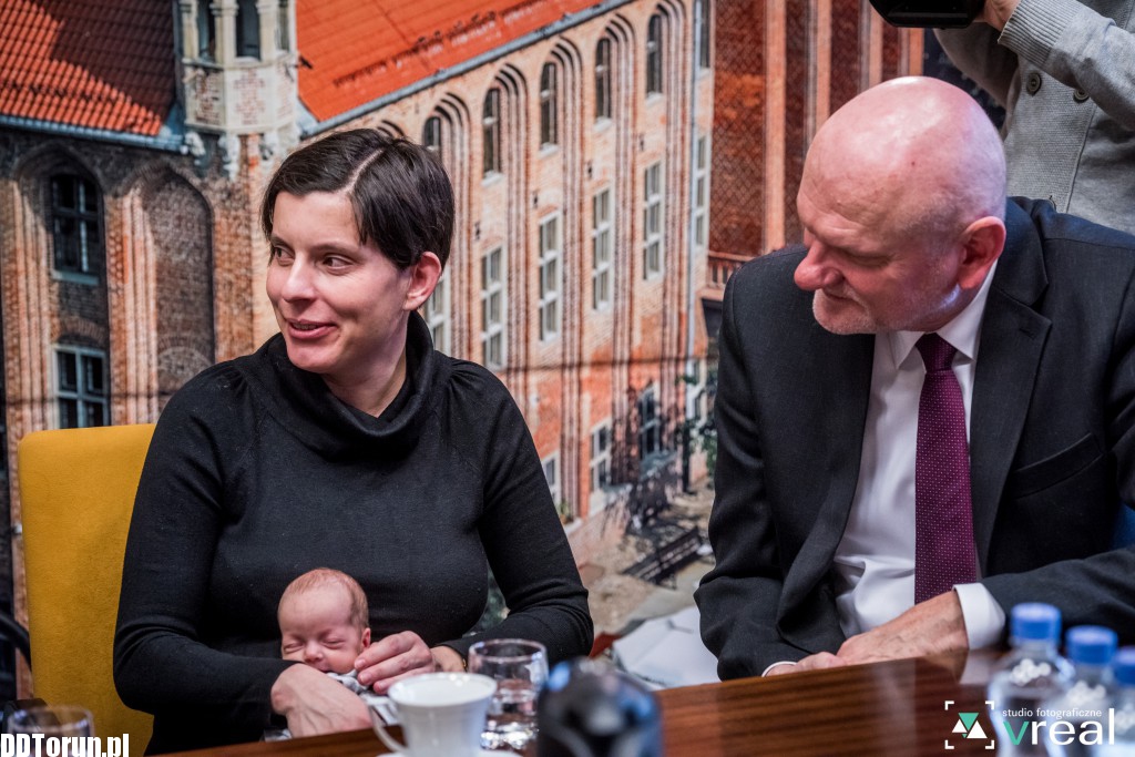 Trojaczki spotykają się z prezydentem