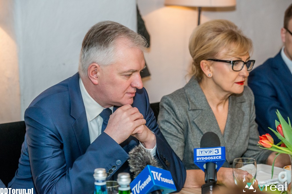Wicepremier Jarosław  Gowin w Toruniu