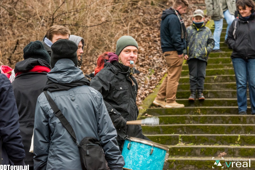 Aktywiści protestowali w parku