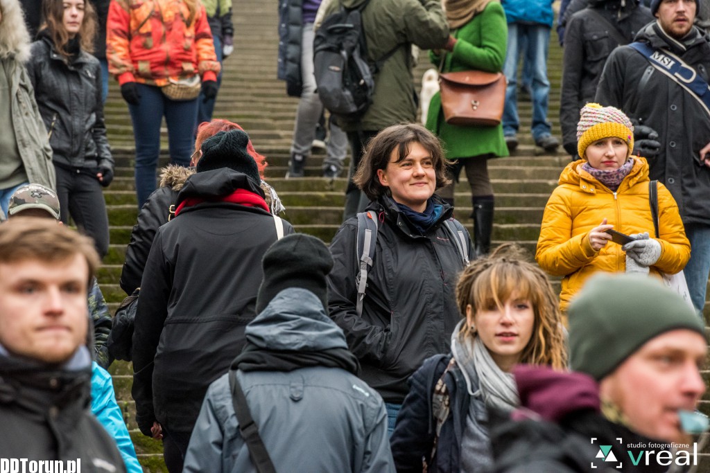 Aktywiści protestowali w parku