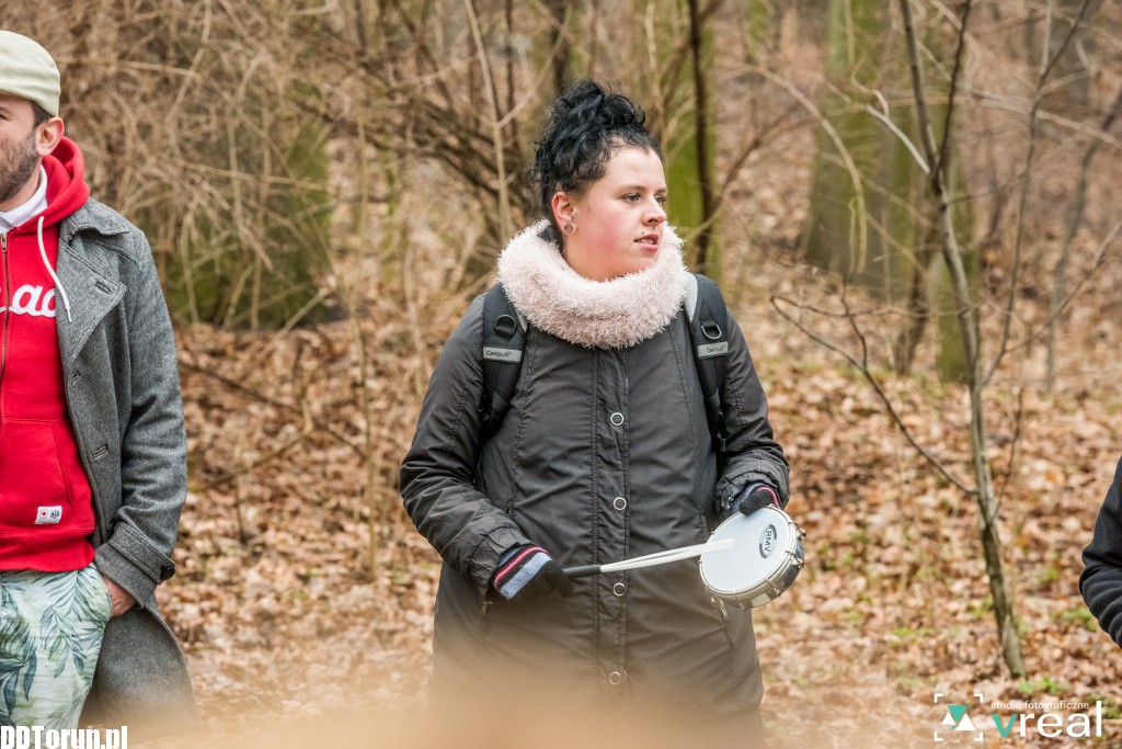 Aktywiści protestowali w parku