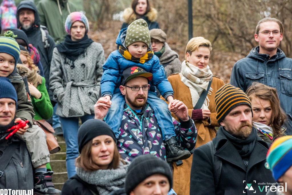 Aktywiści protestowali w parku