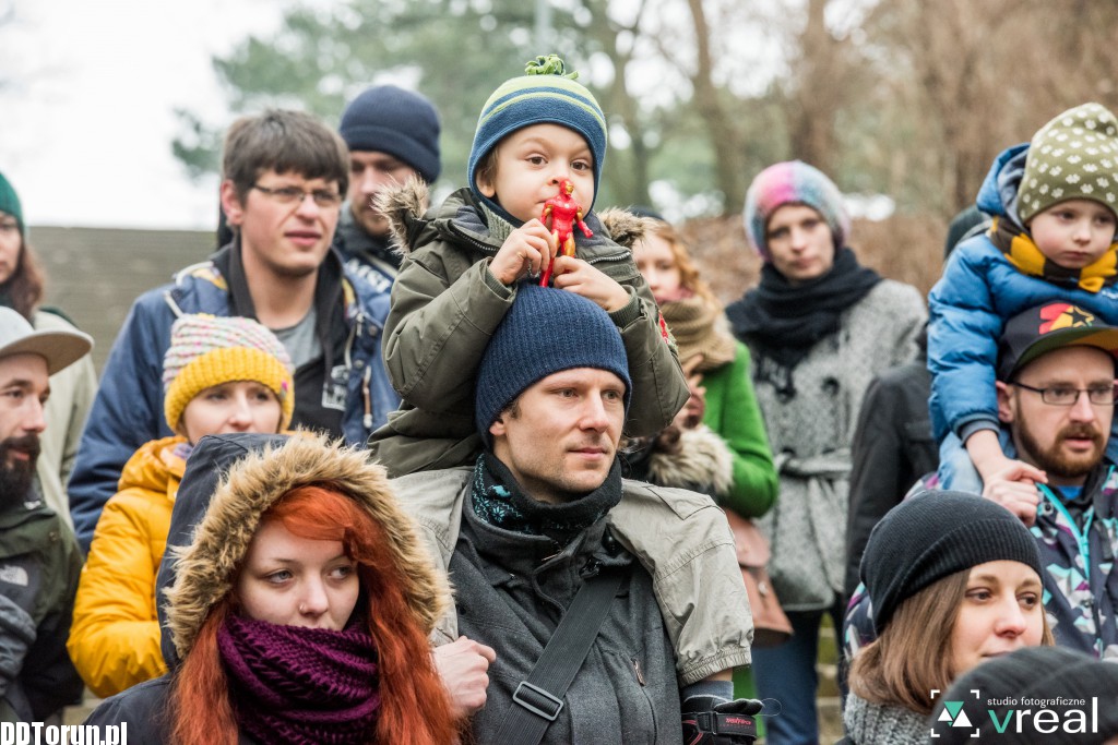 Aktywiści protestowali w parku
