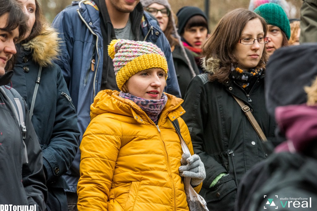 Aktywiści protestowali w parku