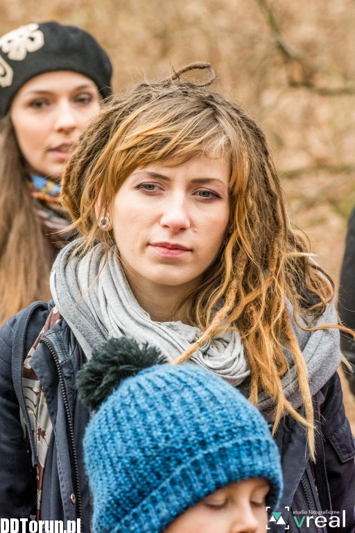 Aktywiści protestowali w parku