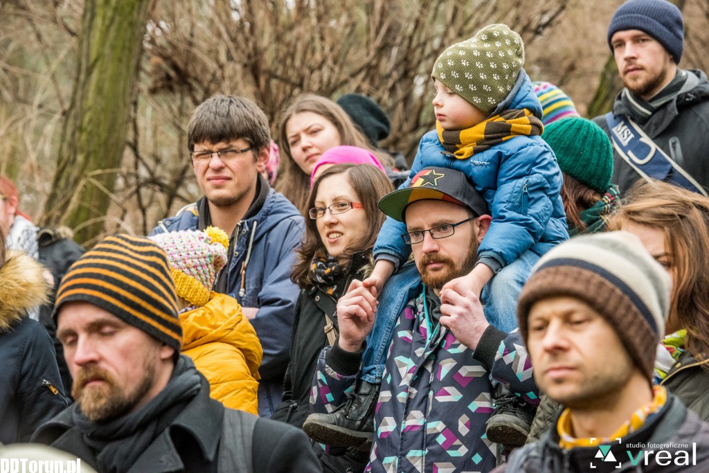 Aktywiści protestowali w parku
