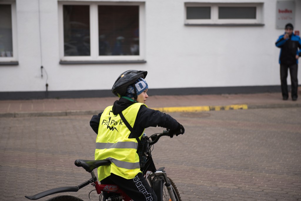 Rodzinny trening rowerowy