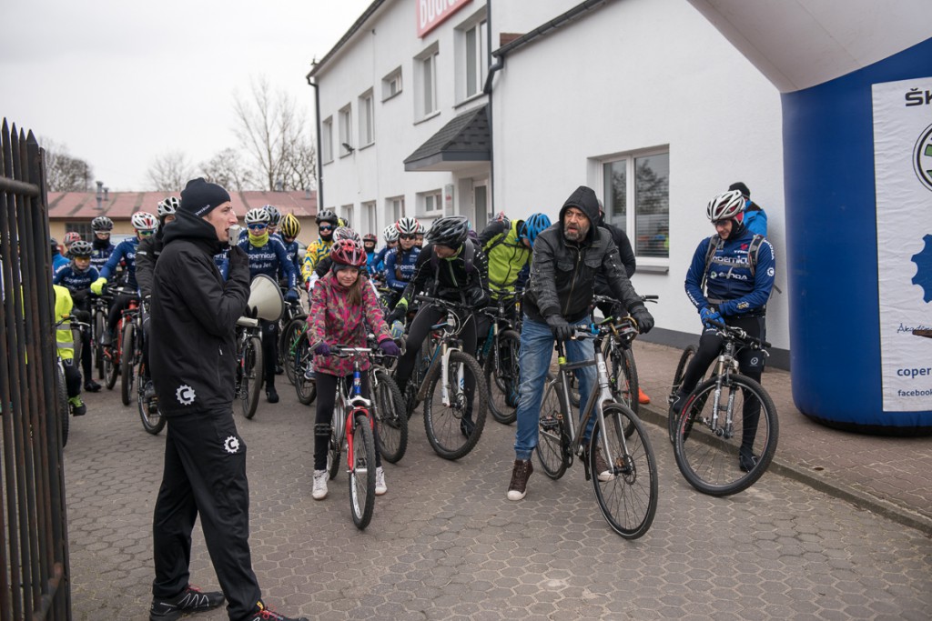 Rodzinny trening rowerowy