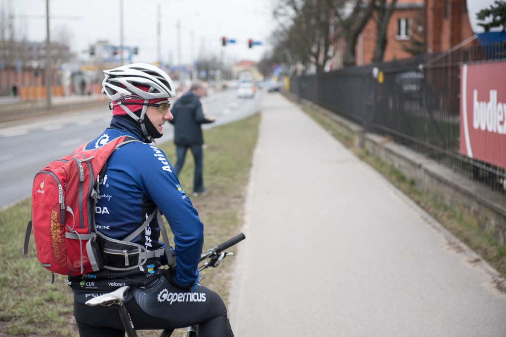 Rodzinny trening rowerowy