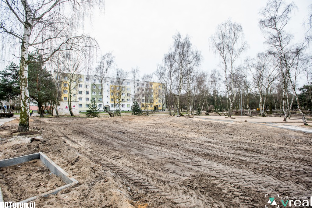 Park na Skarpie nabiera rumieńców