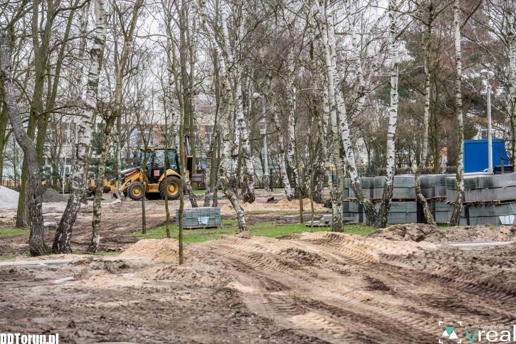 Park na Skarpie nabiera rumieńców