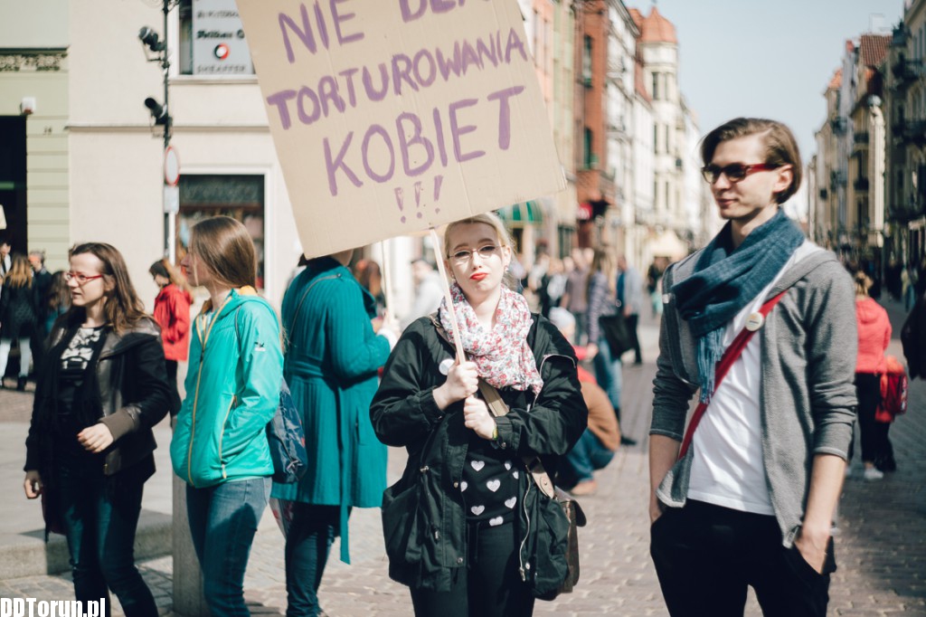 Protest przeciw zaostrzeniu ustawy antyaborcyjnej