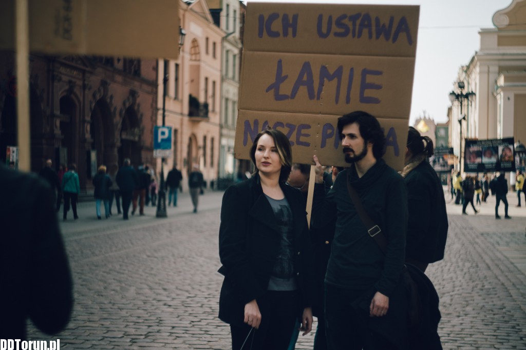 Protest przeciw zaostrzeniu ustawy antyaborcyjnej
