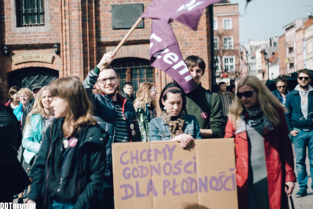 Protest przeciw zaostrzeniu ustawy antyaborcyjnej