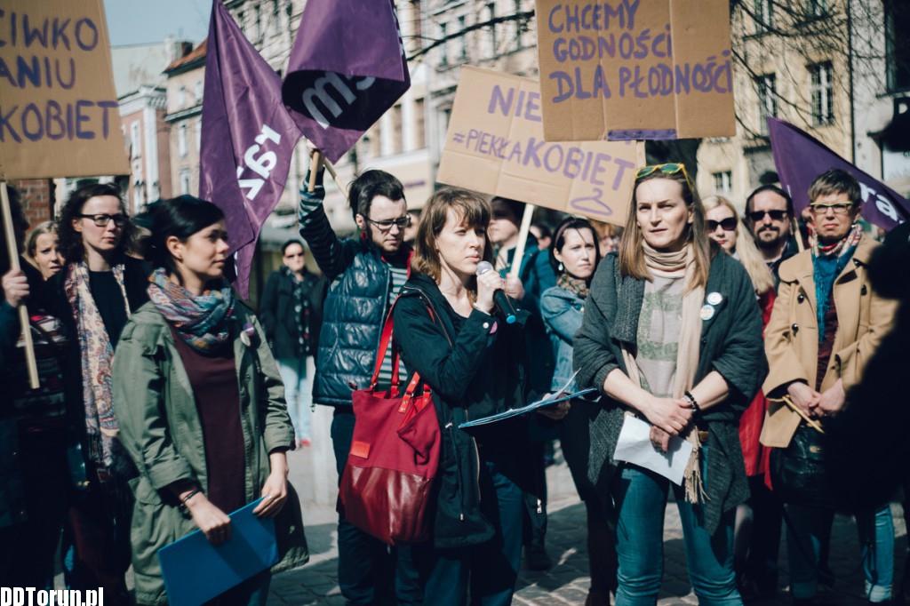 Protest przeciw zaostrzeniu ustawy antyaborcyjnej