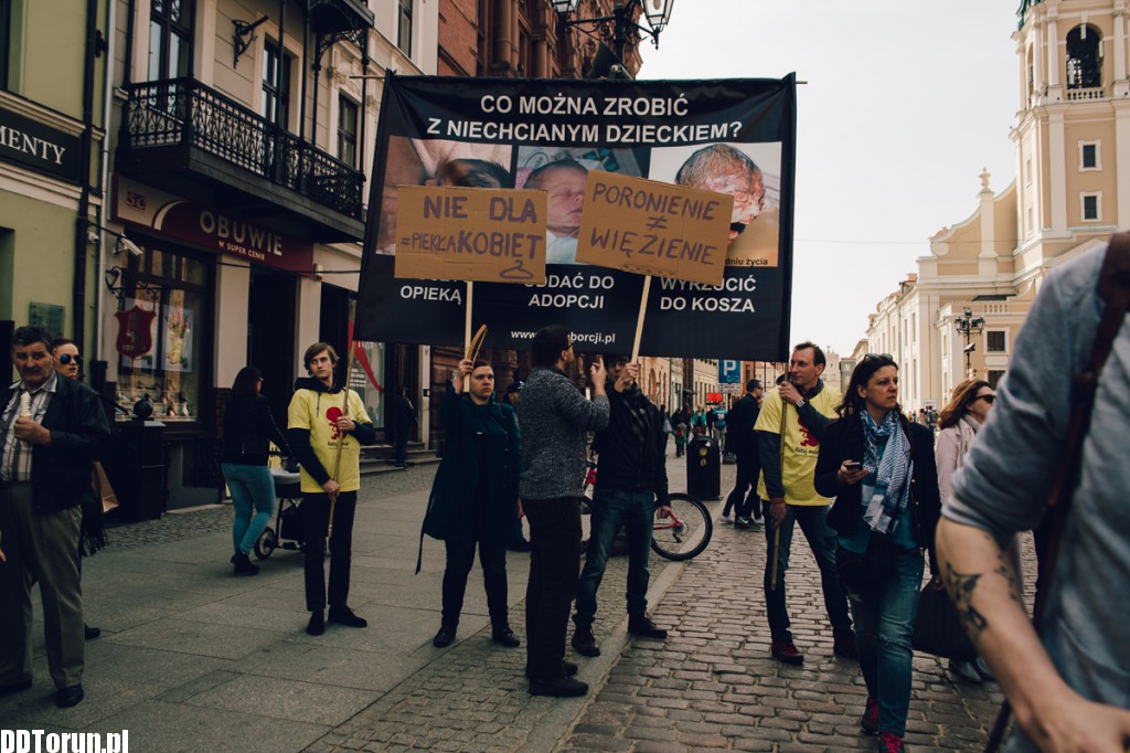 Protest przeciw zaostrzeniu ustawy antyaborcyjnej