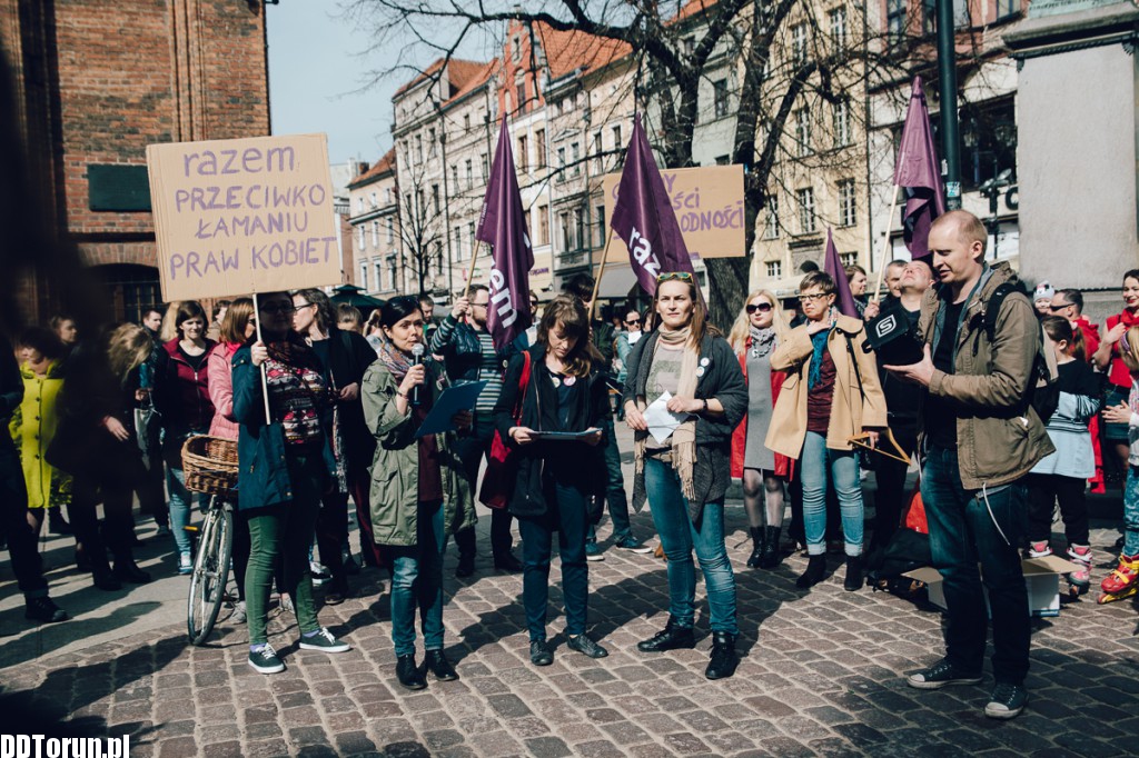 Protest przeciw zaostrzeniu ustawy antyaborcyjnej