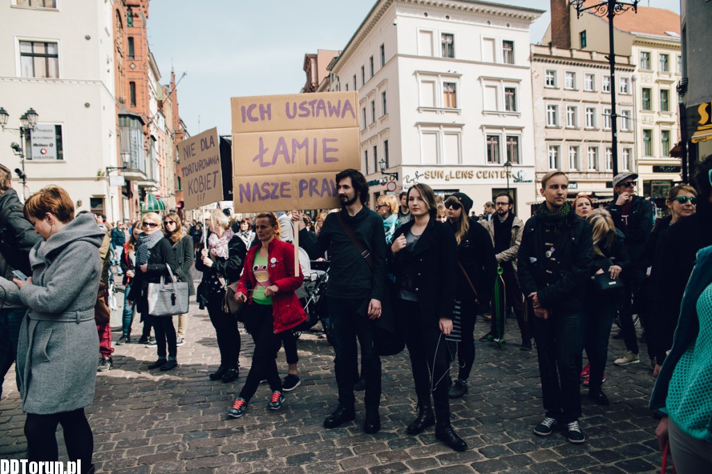 Protest przeciw zaostrzeniu ustawy antyaborcyjnej
