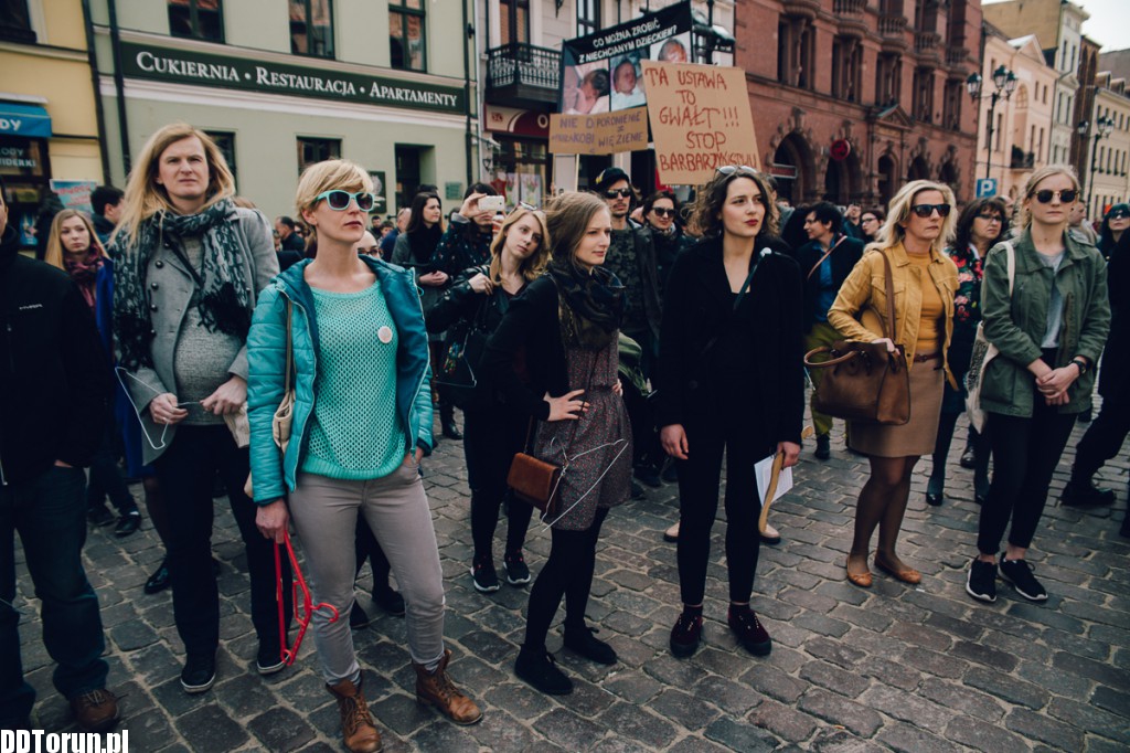 Protest przeciw zaostrzeniu ustawy antyaborcyjnej