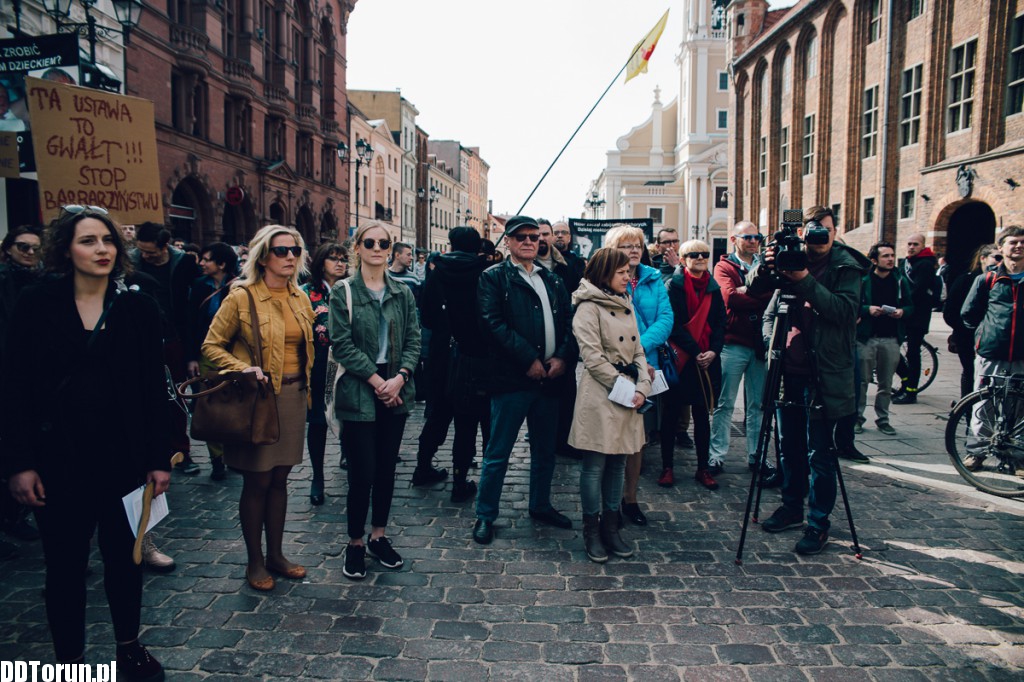 Protest przeciw zaostrzeniu ustawy antyaborcyjnej