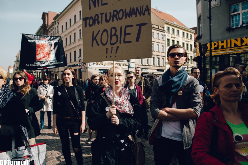 Protest przeciw zaostrzeniu ustawy antyaborcyjnej