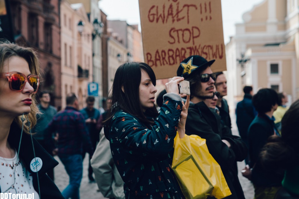 Protest przeciw zaostrzeniu ustawy antyaborcyjnej