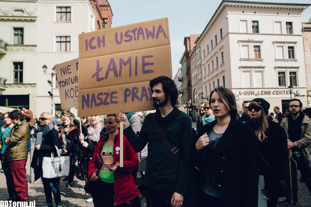 Protest przeciw zaostrzeniu ustawy antyaborcyjnej