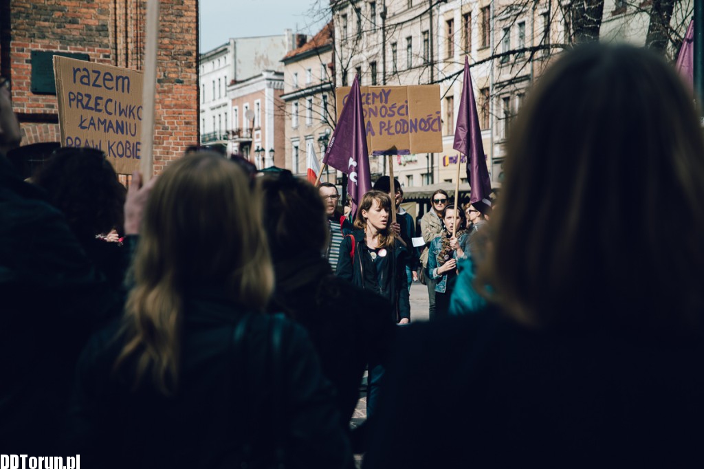 Protest przeciw zaostrzeniu ustawy antyaborcyjnej