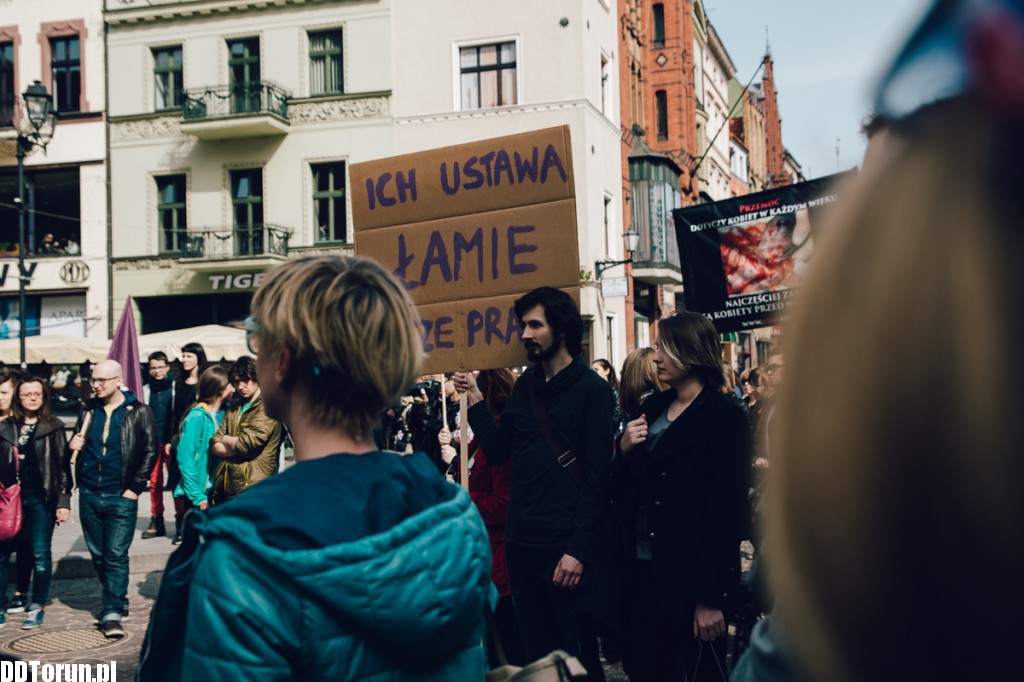 Protest przeciw zaostrzeniu ustawy antyaborcyjnej