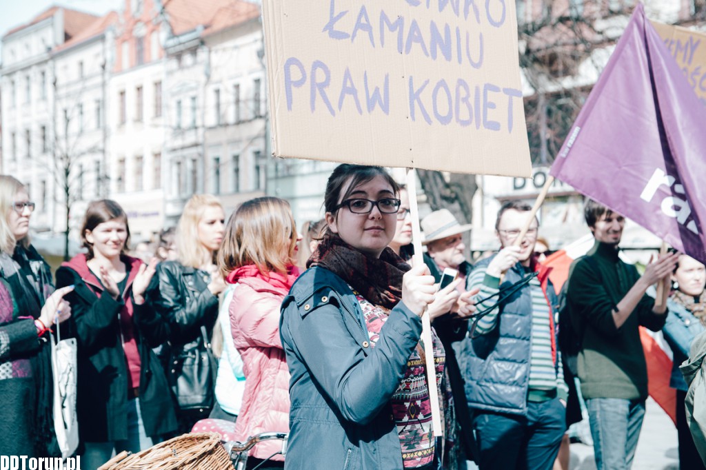 Protest przeciw zaostrzeniu ustawy antyaborcyjnej