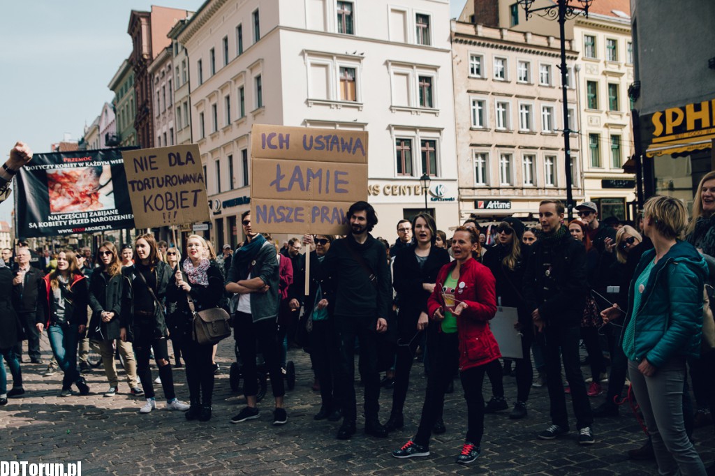 Protest przeciw zaostrzeniu ustawy antyaborcyjnej