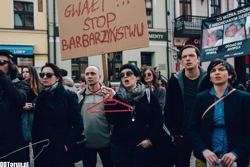 Protest przeciw zaostrzeniu ustawy antyaborcyjnej