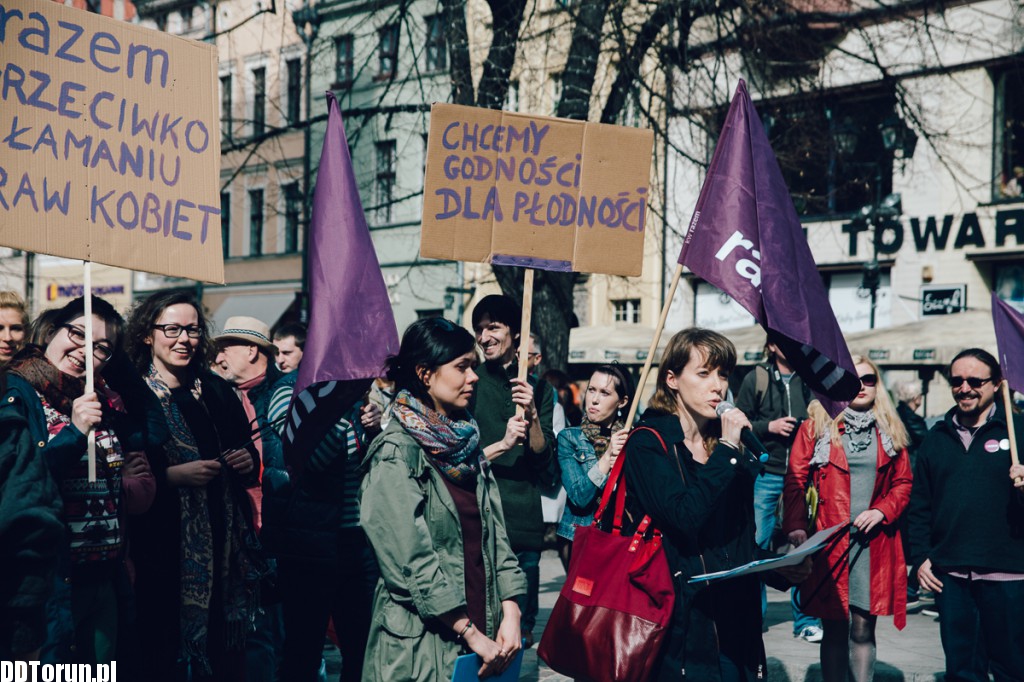Protest przeciw zaostrzeniu ustawy antyaborcyjnej