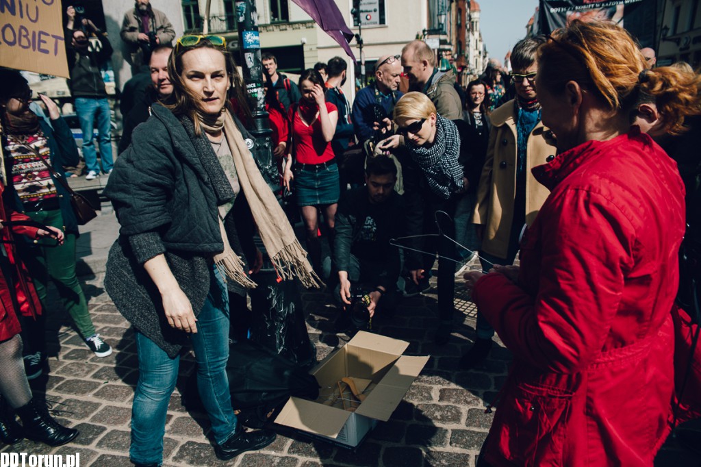 Protest przeciw zaostrzeniu ustawy antyaborcyjnej