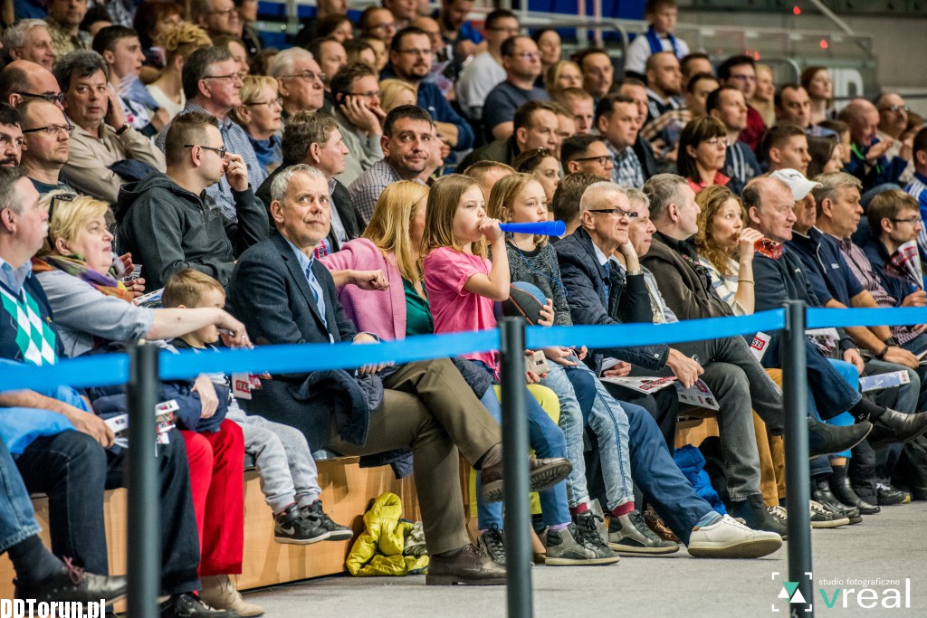 Kibice na meczu Polskiego Cukru Toruń