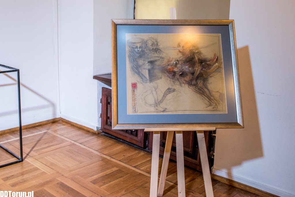 Kazimierz Kalkowski tuż przed wystawą