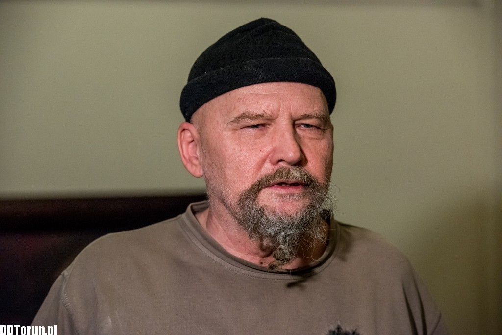 Kazimierz Kalkowski tuż przed wystawą
