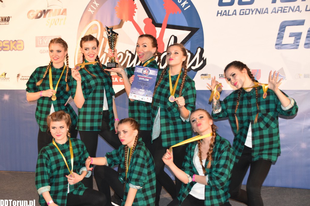 Cheerleaderki mistrzyniami Polski