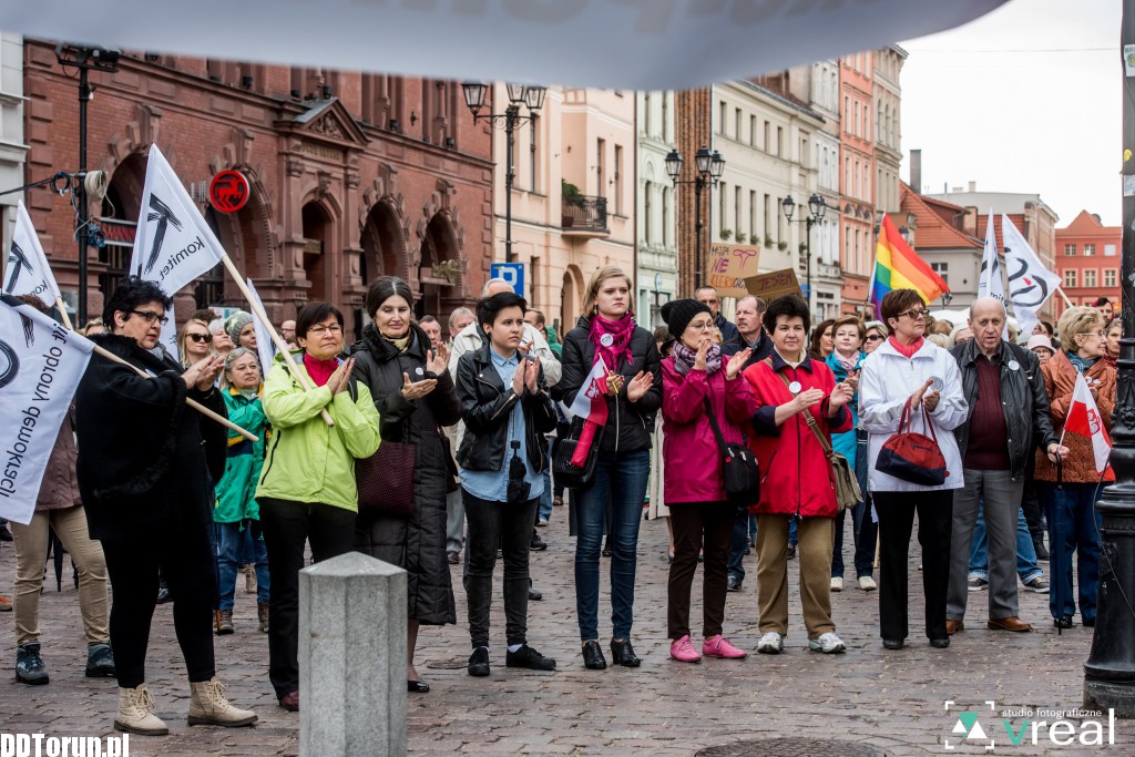 Protest przeciw zakazowi aborcji