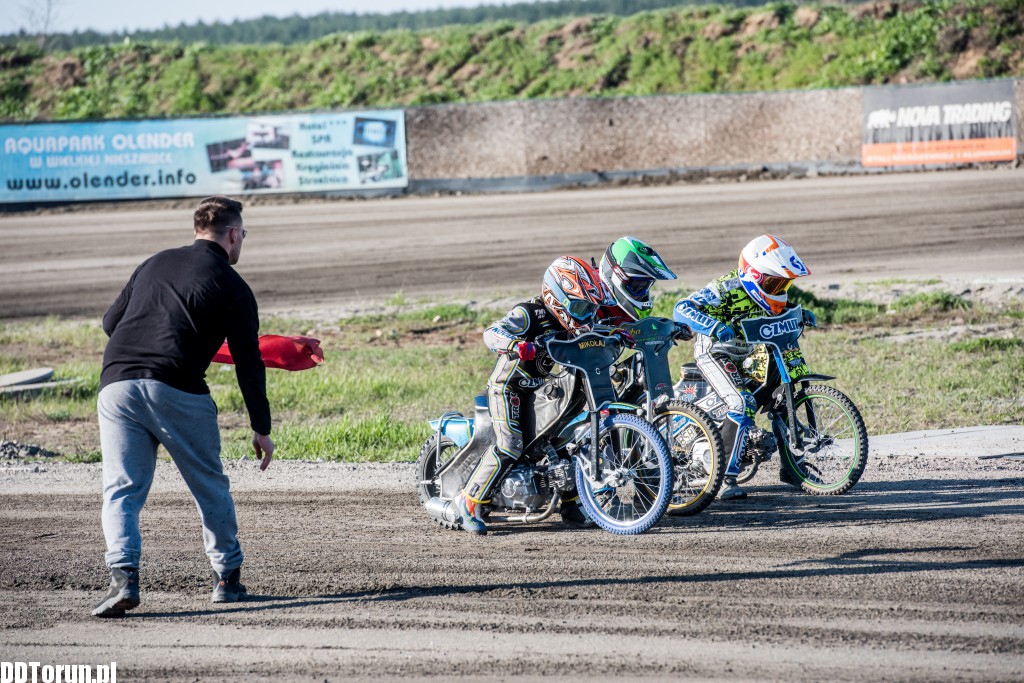 Trening żużlowców Stali Toruń