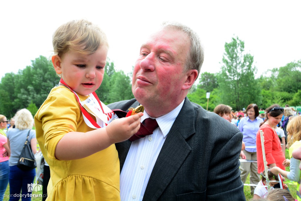 Mariusz Wlazły pobiegł razem z dziećmi